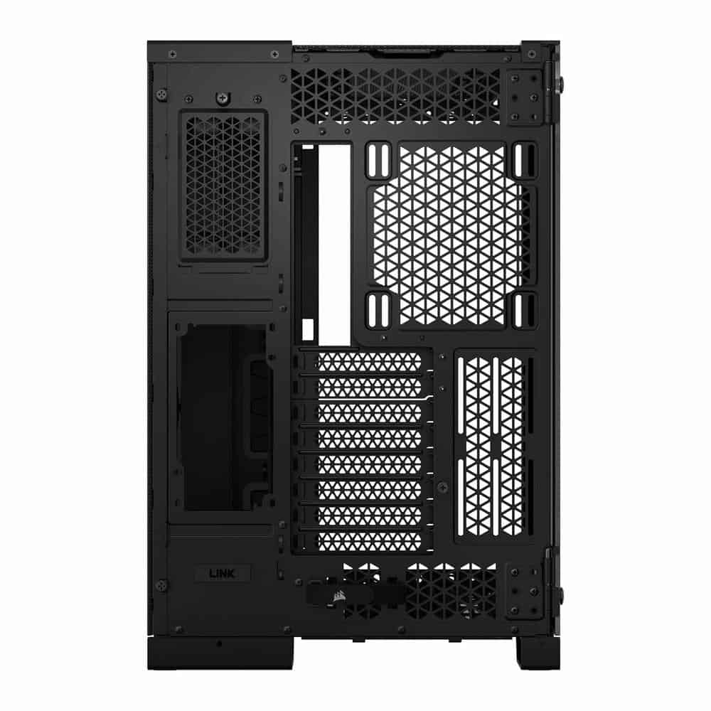 (image for) Corsair 6500X Black Dual Chamber Tempered Glass Mid Tower PC Case